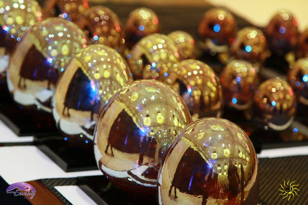 Custom Awards Gold Eggs
