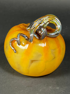 Glass Pumpkin - Orange Mix 4.5"x 4.5"