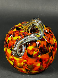 Glass Pumpkin - Orange Mix 5" x 5"